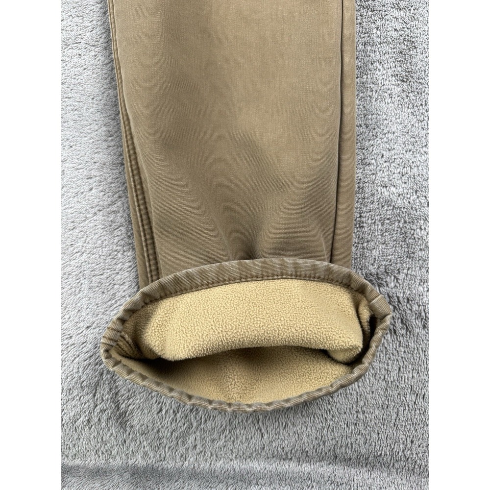Weatherproof Vintage Men's Fleece Lined Tan Jeans Size 38x30 - Picture 4 of 11